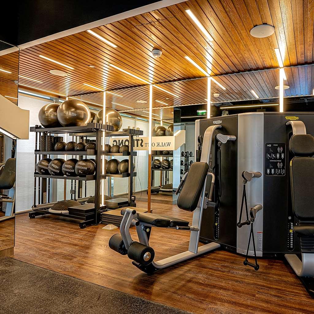 The First Collection Dubai Business Bay Hotell Fasiliteter bilde Gym interior design