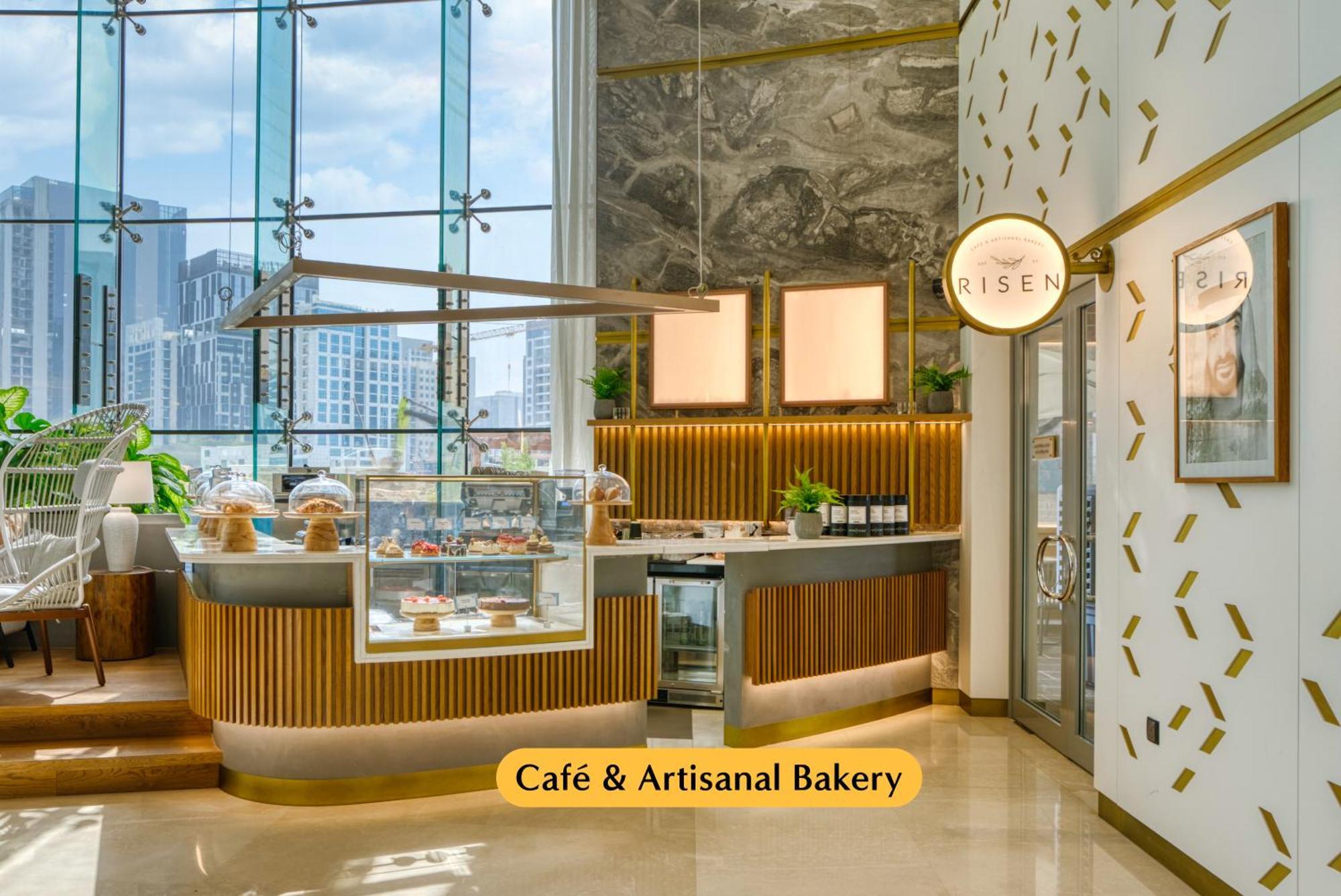 The First Collection Dubai Business Bay Hotell Eksteriør bilde Café & Artisanal Bakery