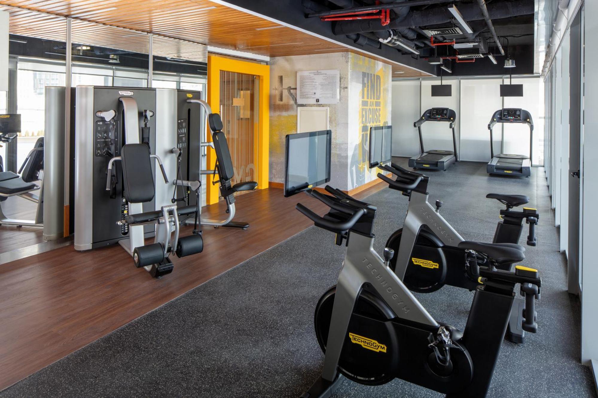 The First Collection Dubai Business Bay Hotell Eksteriør bilde Fitness center