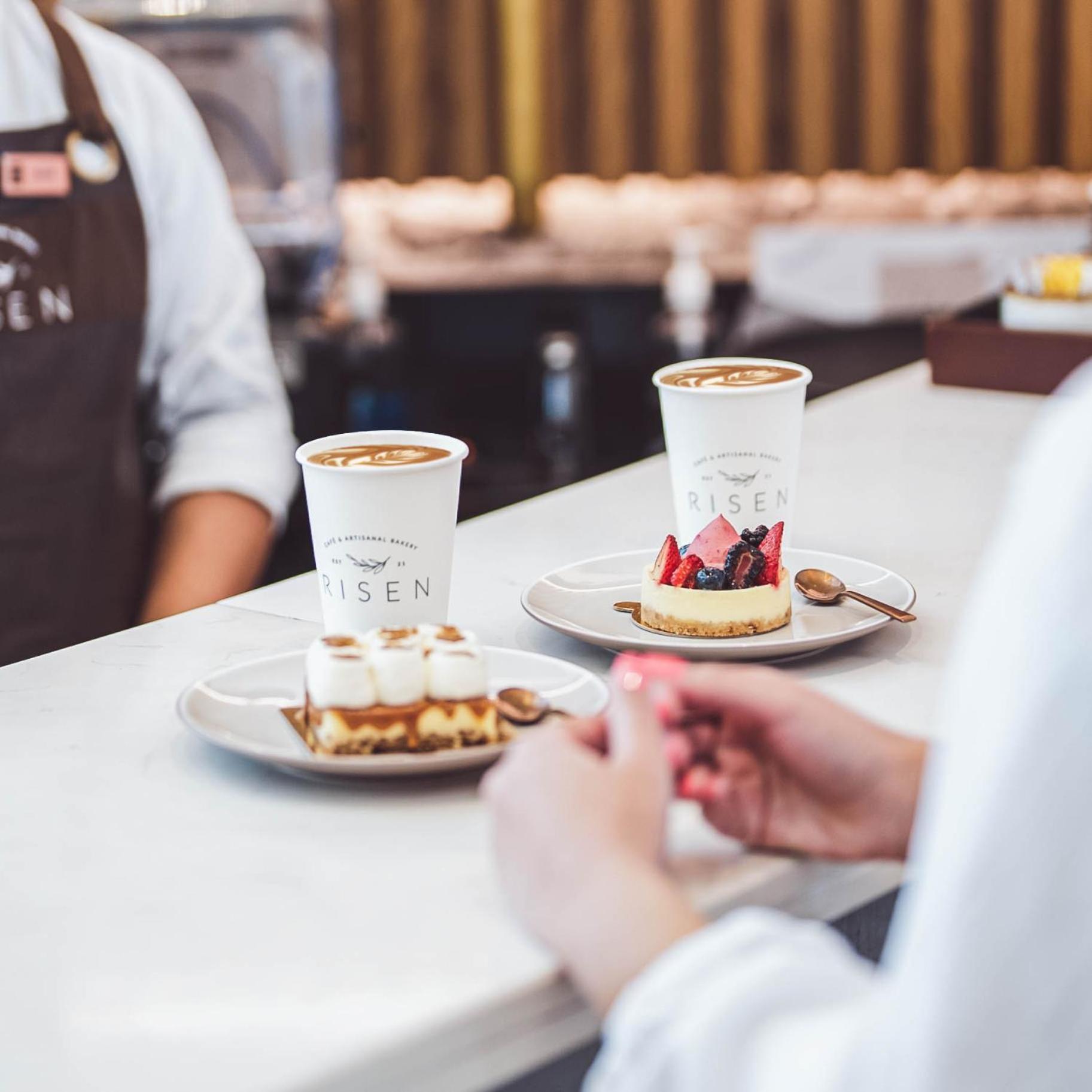 The First Collection Dubai Business Bay Hotell Eksteriør bilde Risen Coffee